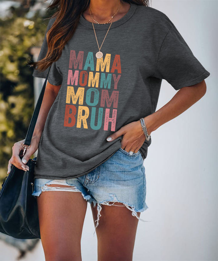 Femmes T-shirt Manche Courte T-shirts Impression Mode Lettre display picture 44