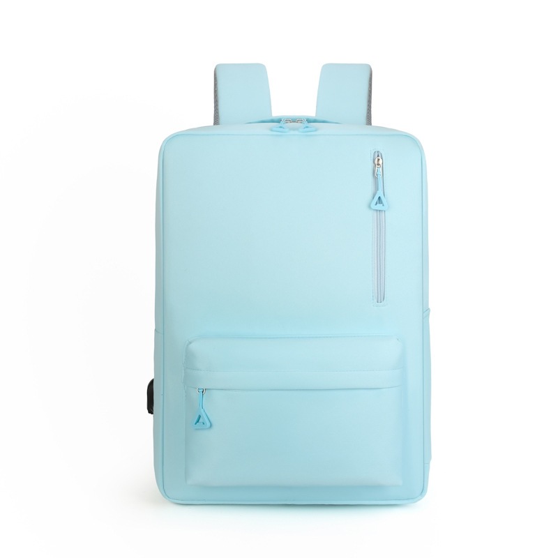 Waterproof Leather Commuter Backpack For Men Large Laptop Bag_voghion.com