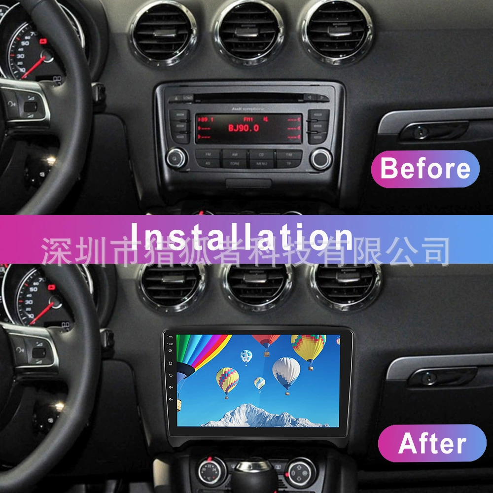 Подходит для Audi TT 08-14 Центральный блок Большой экран Carplay Модифицированная навигация Обратное изображение Все-в-одном устройство