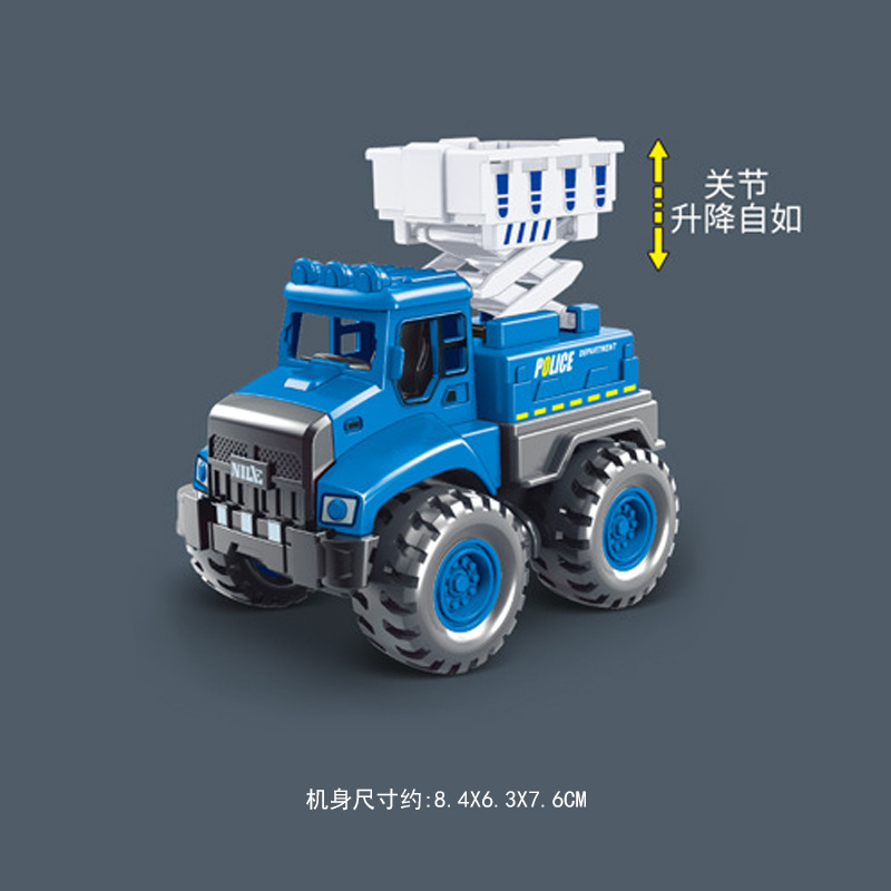 Coche de ingeniería infantil coche de juguete niño coche de inercia excavadora coche modelo de juguete de regalo para niños