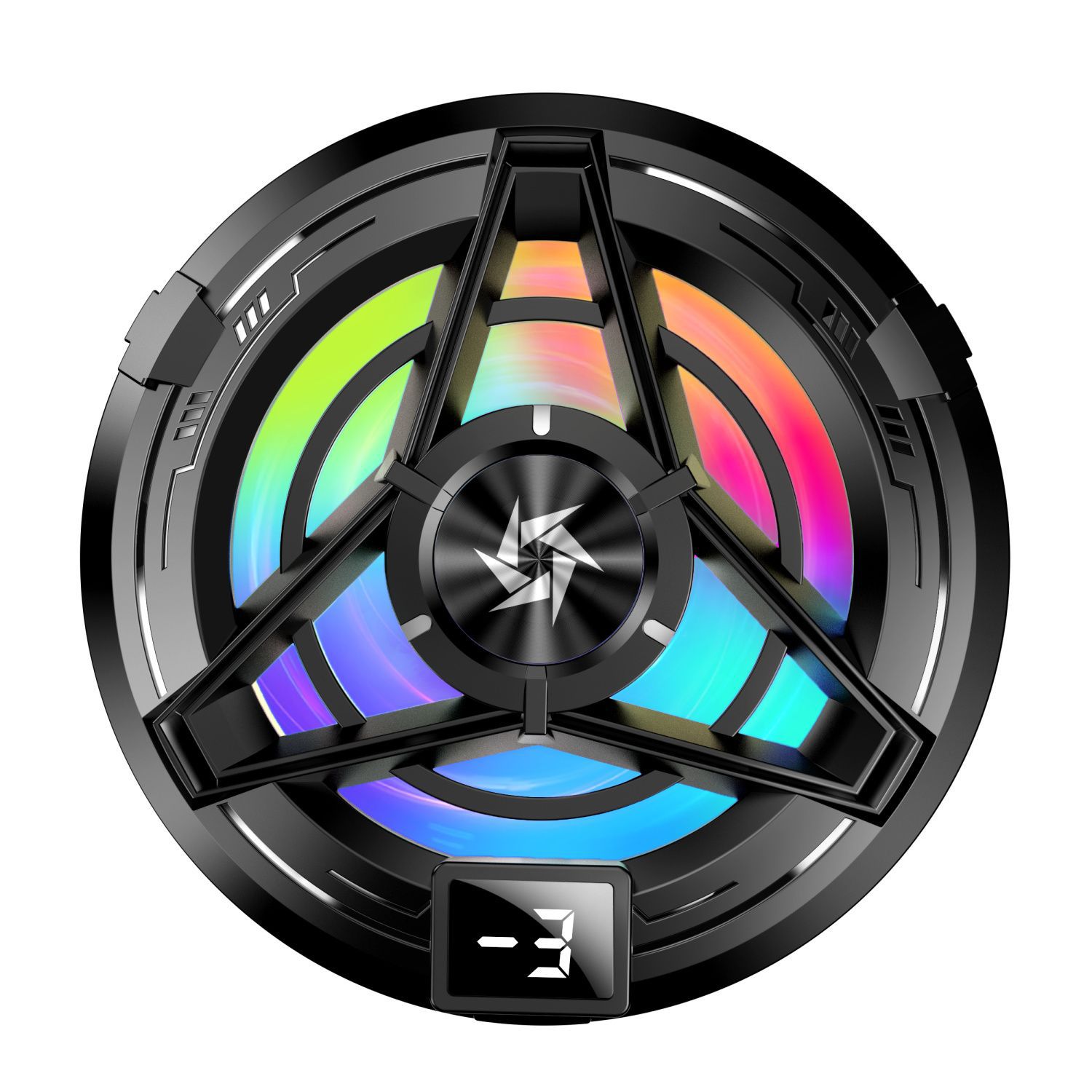 Radiador de teléfono móvil semiconductor magnético pantalla digital inteligente refrigerador TEC clip trasero juego artefacto de enfriamiento en vivo