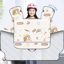 新款春夏电动车挡风被加大侧护电瓶车挡风罩成人挡风被工具套装