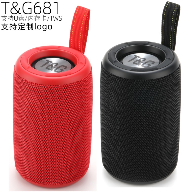 새로운 TG678 블루투스 스피커 휴대용 무선 오디오 서브 우퍼 야외 패브릭 블루투스 스피커 소형 강철 총