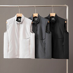 轻便保暖！户外牛货！秋冬新品情侣男女立领百搭棉服马甲背心外套