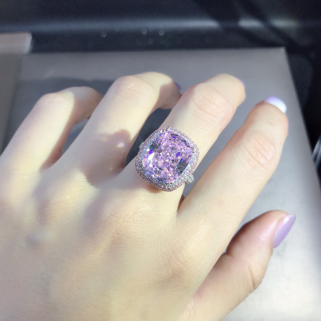 10 quilates VVS grado D color 3EX con incrustaciones de diamantes de alto carbono importados anillo de plata de ley electrochapado de cinco capas de espesor de platino de la joyería