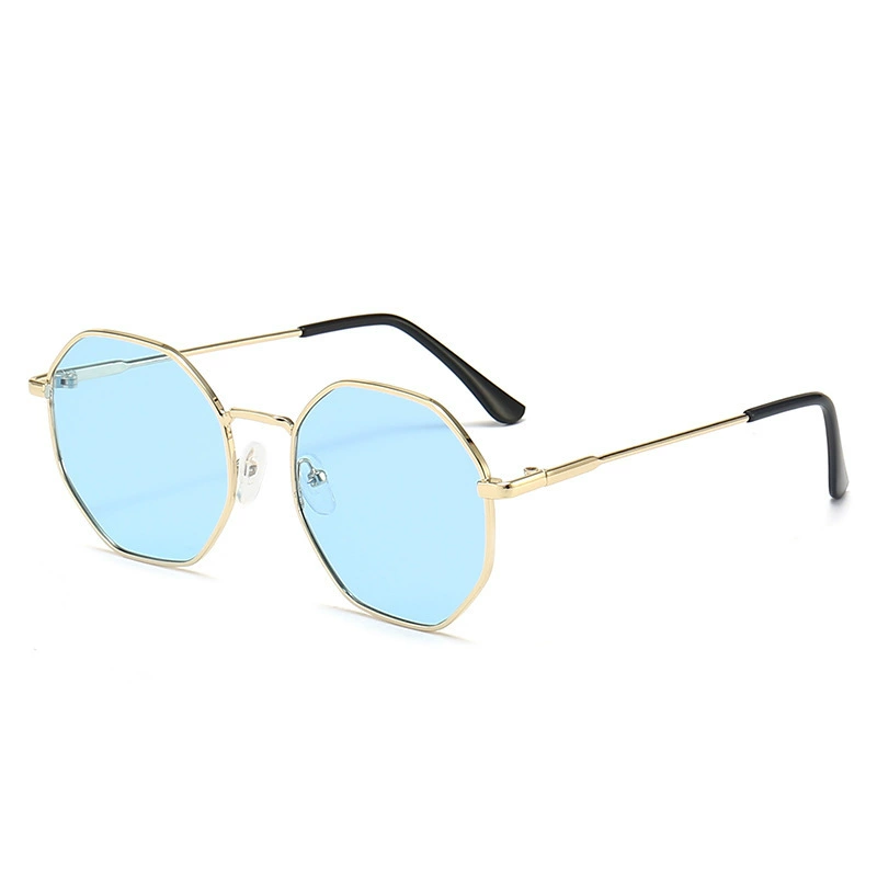 Fashionable retro metal trend sunglasses for men and women to go out, glasses