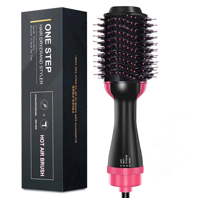 Tri v enem certificiran glavnik za vroč zrak, popolnoma avtomatski in večnamenski sušilnik za lase z negativno ionsko tuljavo za dom_voghion.com