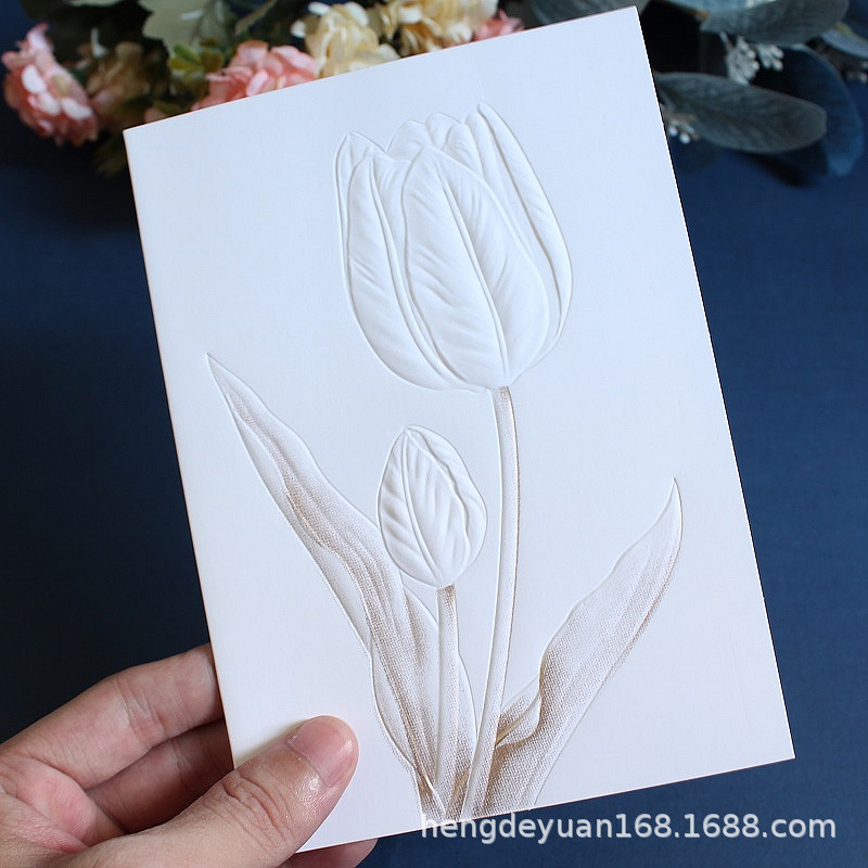 Creative Business Relief Flower Teacher's Day Card Card Card…