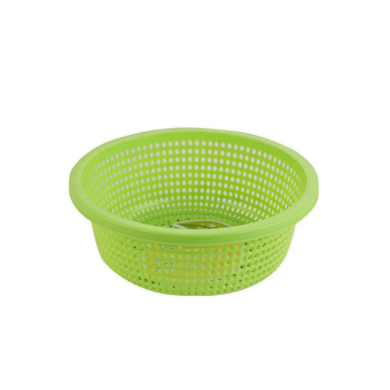 プラスチック排水バスケットキッチン肥厚大型新しい野菜洗濯バスケット家庭用フルーツボウルラウンドフルーツ耐久性|undefined