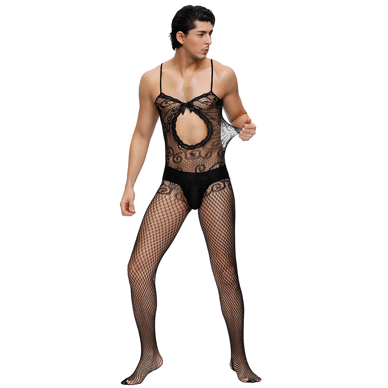 Medias de una pieza para hombres de cuerpo completo ultrafino de alta elasticidad lencería sexy especial para hombres gay transfronterizo exclusivo para MP159