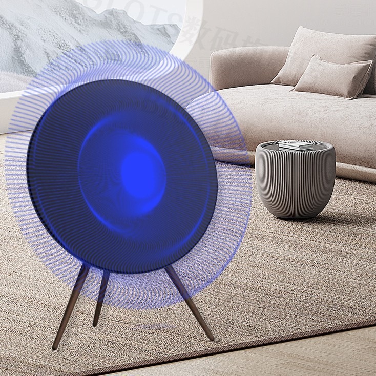 BQ06 UFO ワイヤレス Bluetooth スピーカー屋内装飾品ホームディスク大型オーディオカードホームシアターサブウーファー|undefined