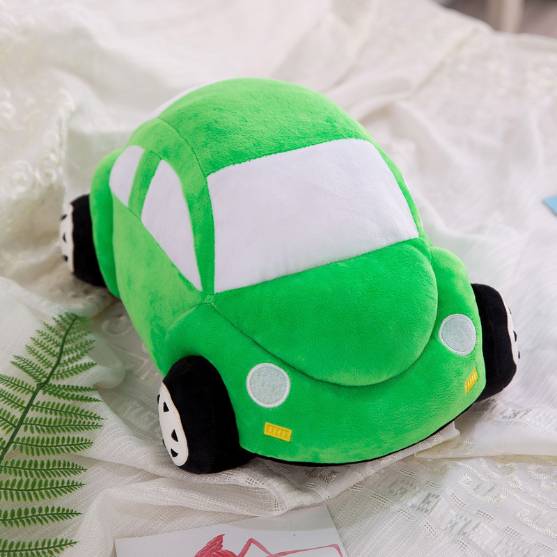Simulation Cartoon Car Plush Toy Pillow Children's Birthday Gift Doll Sofa Ornaments Gift Doll Batch