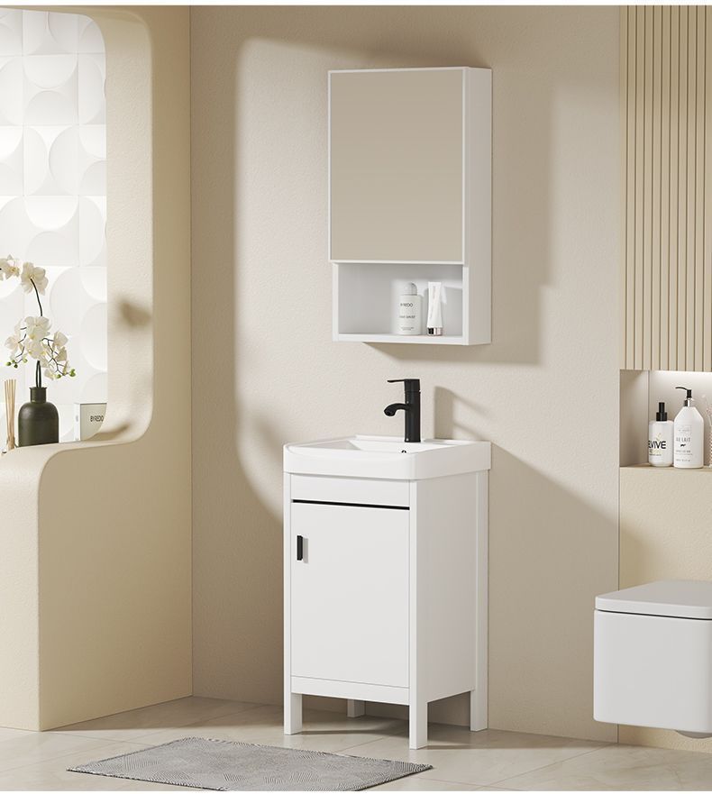 Kacomos floor-standing space aluminum bathroom cabinet and washbasin cabinet combination bathroom integrated ceramic washbasin cabinet undefined