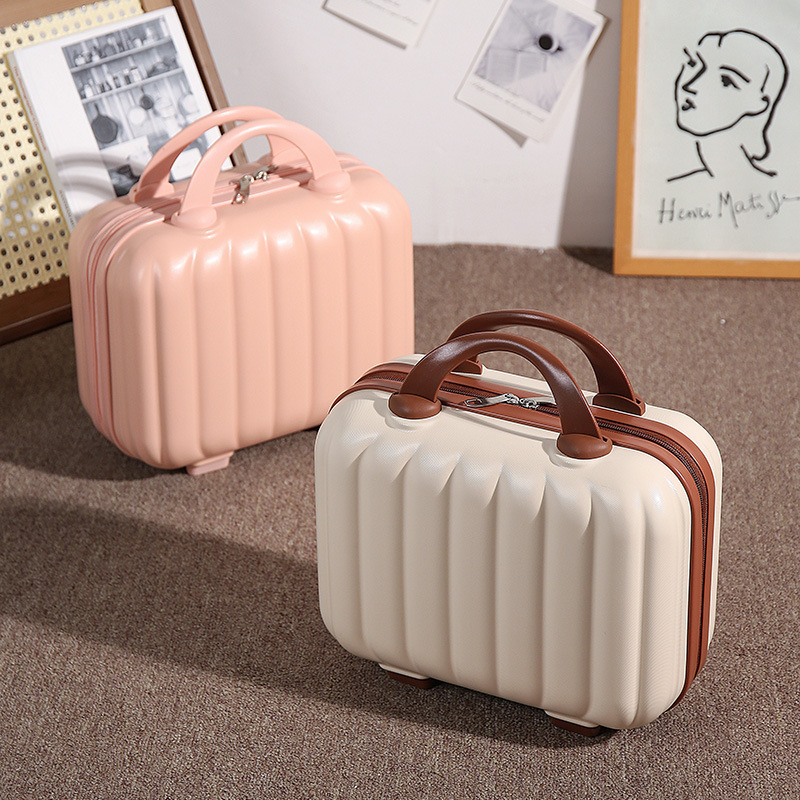 Small Suitcase Mini Suitcase 14inch Cosmetic Case Companion Gift Box High-value Password Box Travel Luggage Factory