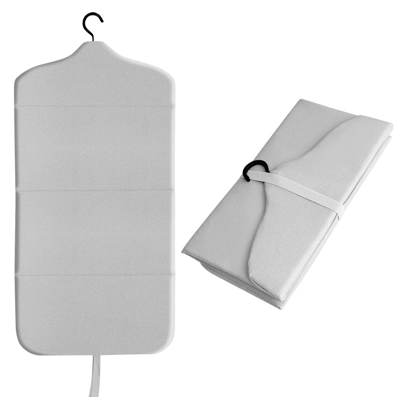Felt Cross-Border Thickened Ironing Mat with Hook, Foldable Hard Board for Home Use, Travel Ironing Board, Portable