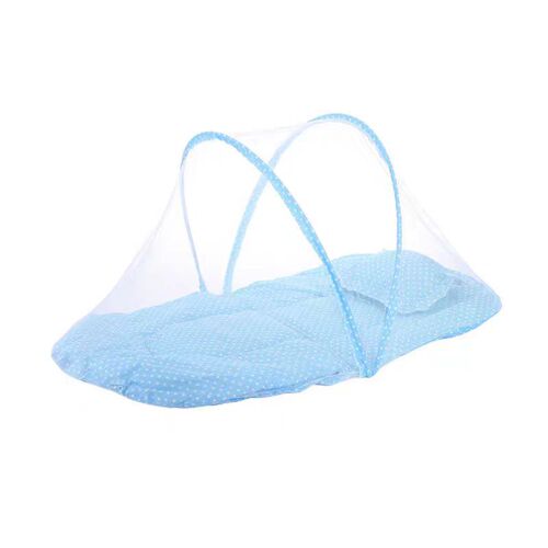 Baby mosquito net, foldable, no installation required, anti-mosquito cover, full-coverage with cotton pad, universal for infants and children