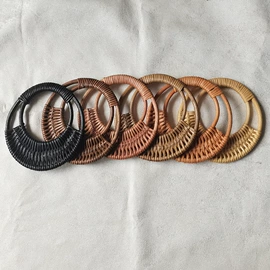 手把;藤编;女士手提包