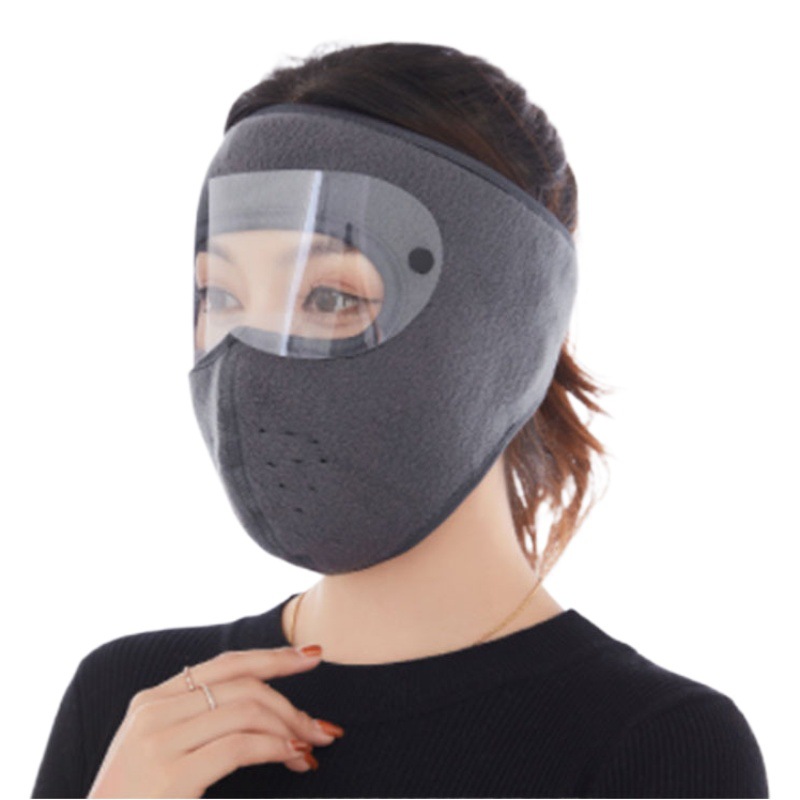 Cycling Windproof Goggles and Face Mask for Warmth and Protection - Delivery Riders/Fishing Anti-Freeze Face Mask (Removable and Washable)