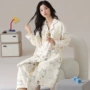 女春中长款加厚秋冬季家居服