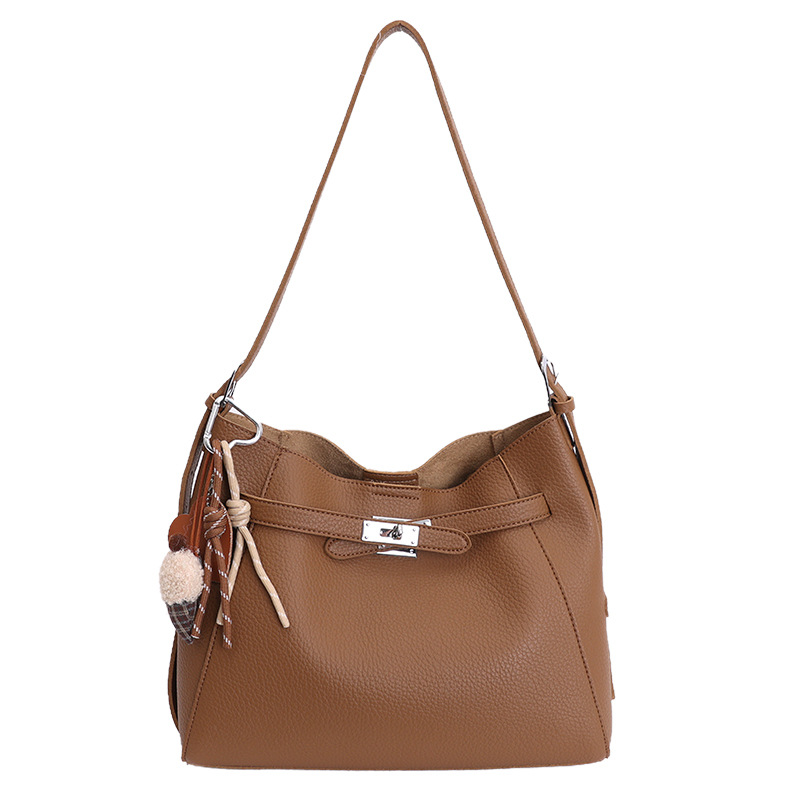 Commuting Casual Fashion Tote mochila para mujeres 2025 nueva alta sensación de gran capacidad versátil mochila de cuero suave