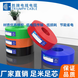 勝牌歐標H05RN -F橡膠護套多芯電纜0.5平方戶外電動工具連接線