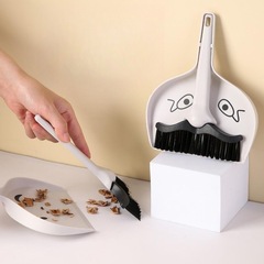 Broom dustpan set small household mini desktop dust soft bristle bed sweeping brush cleaning window sill brush children