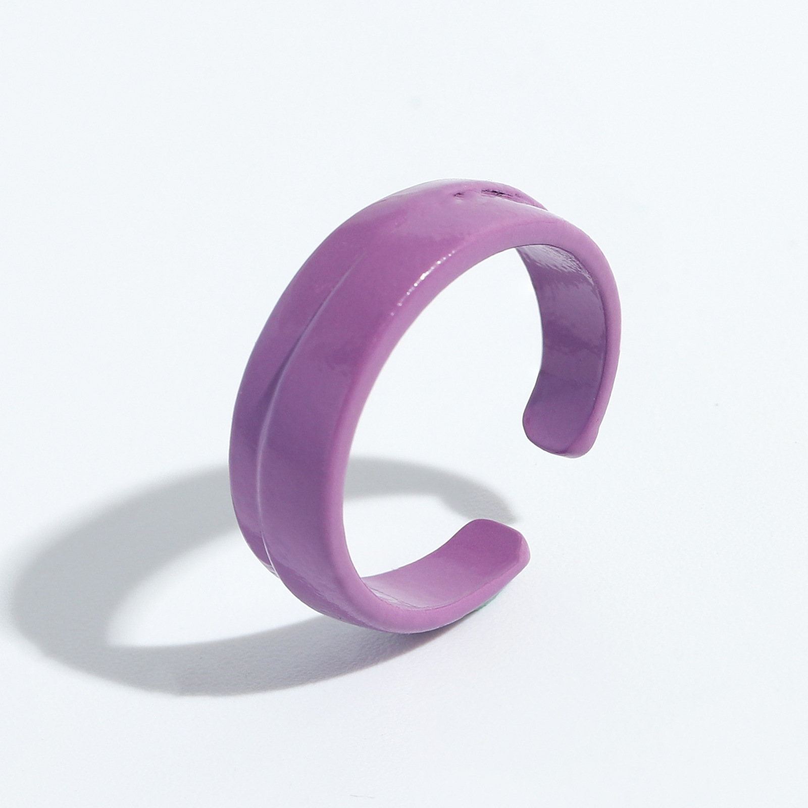 Punk Solid Color Open Ring display picture 10