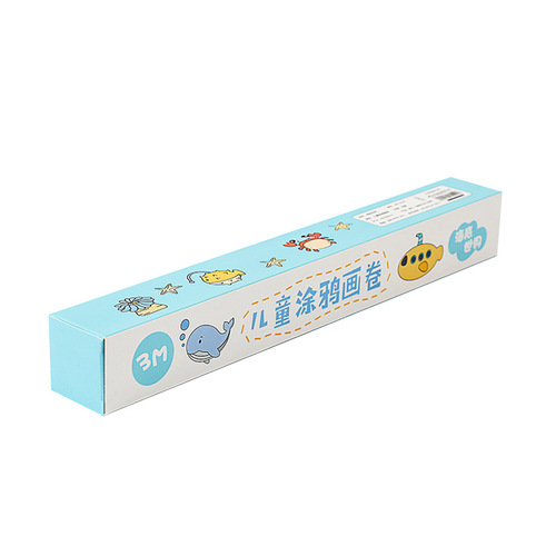 MOKA Graffiti Coloring Canvas Roll-on Drawing Paper for Kindergarten Babies, Washable and Stickable on Wall