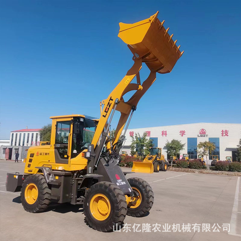 加长臂养殖场装载机 柴油四驱树木废品抓草机 936型建筑工地铲车