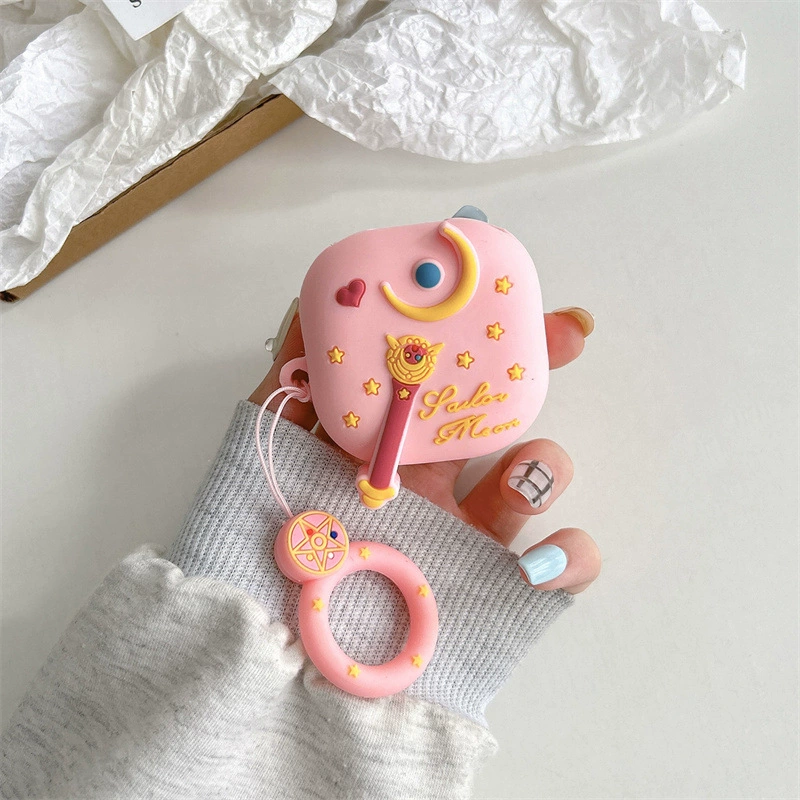 Samsung, cartoon headphones, compatible protective case