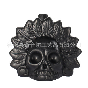 Aztec Death Whistle Strange Sound Ocarina Skull Scream Whistle Halloween Horror Novelty Toy Craft