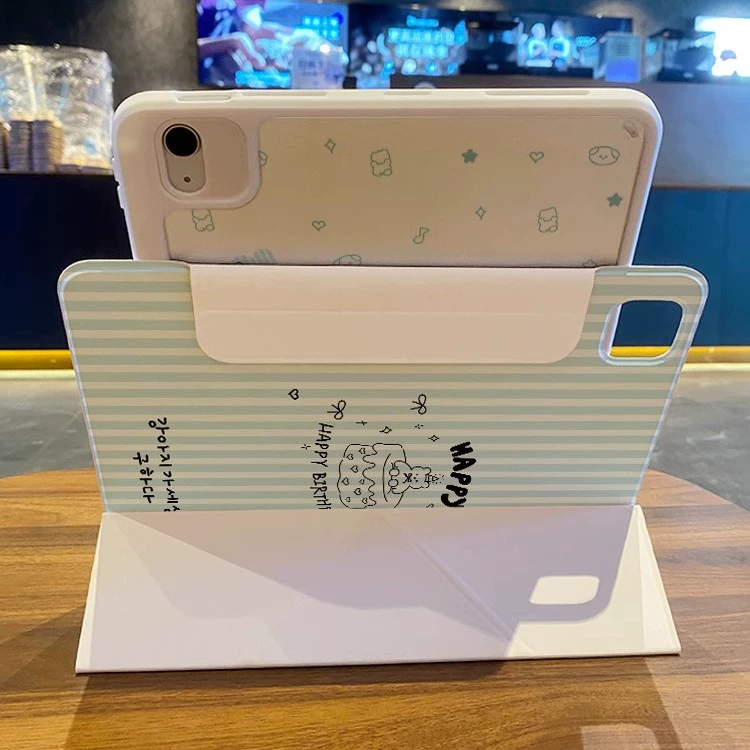 Чехол с магнитным кольцом и разъёмной подставкой для iPad Air 6, защитный чехол для 13-дюймового устройства, совместим с Huawei MatePad 11.5S и Apple iPad 10-го поколения