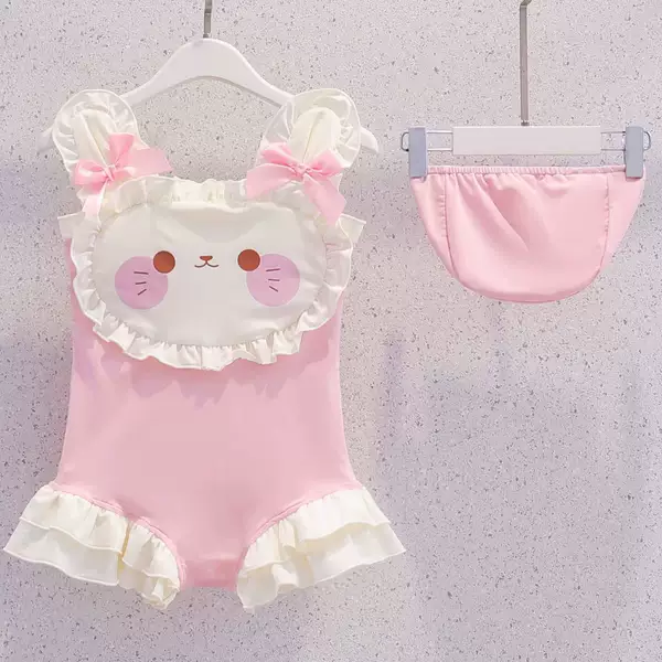 Girls' Swimsuit 2026 New Model, Beautiful Swimwear for Children, Cute Little Princess Style, Toddler Hot Spring Bathing Suit