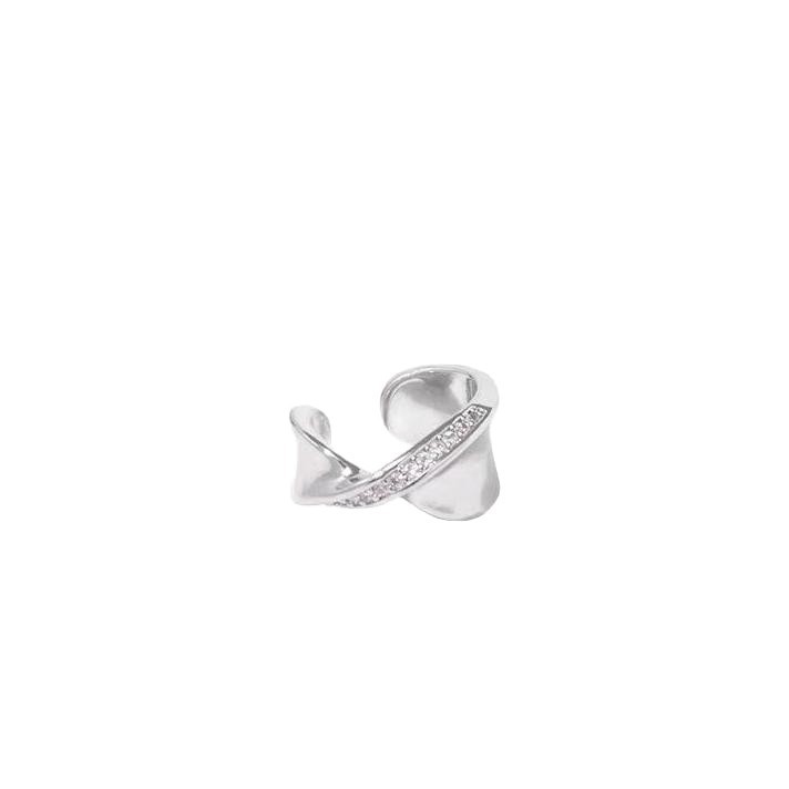 Cross Ear Cuff For Men, Non-pierced Glossy Earring Accessory_voghion.com