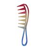 Men's oil head comb, retro back, combing combing long curly straight hair combed hair combat zone hairdressing combing comb