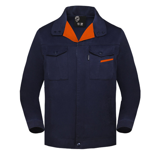 Hengluo anti-acid and alkali anti-static work clothes suit customized chemical factory workshop corrosion-resistant sulfuric acid customized labor insurance suit