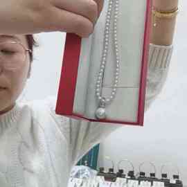 撤柜款 可拆卸 两戴法 珍珠项链 大珠12mm 小珠3-4mm