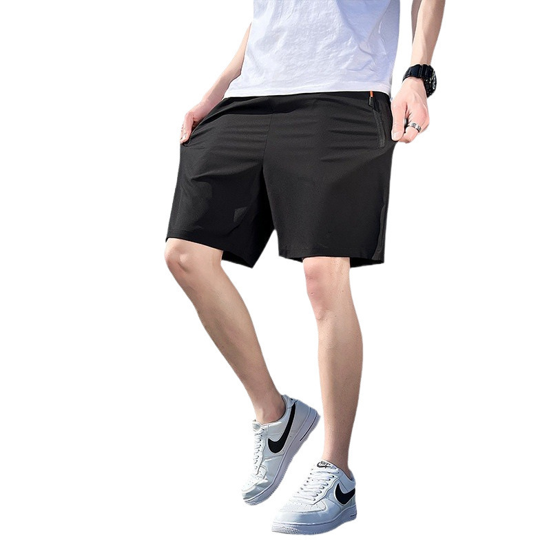 Pantalones deportivos casuales para hombres 2024 verano coreano cómodo hombre algodón recto suelto cinco pantalones cortos fabricantes lotes