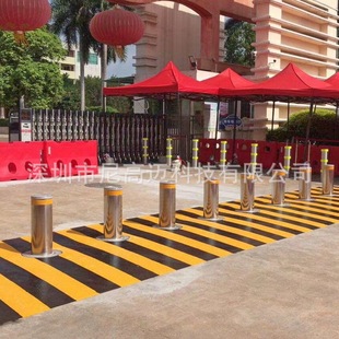 Fully Automatic Hydraulic Telescopic Anti-Collision Guard Column Library Scenic Area Airport School Vehicle Entry and Exit Electric Adjustable Column