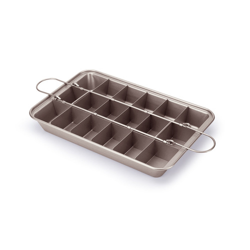 Brownie non-stick cake pan mold square baking pan bread baking tool thickened solid base Brownie Pan