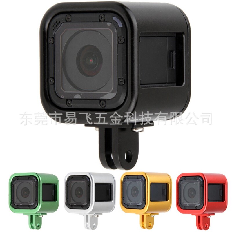 For GoPro hero5/4 Session action camera dog cage metal cage protective shell aluminum alloy shell For GoPro hero5/4 Session action camera dog cage metal cage protective shell aluminum alloy shell
