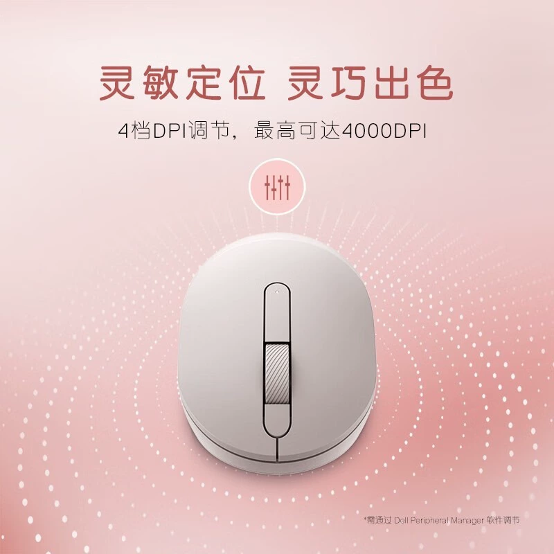 Оригинальная совместимая разноцветная бесшумная фуксия мышь, Bluetooth, 3320W