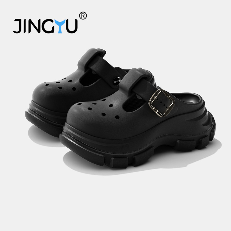 Whale Encounter Summer New Thick-Soled Height-Increasing Clogs for Women 2026 Outdoor Casual Non-Slip Lightweight Breathable Sandals Whale Encounter Summer New Thick-Soled Height-Increasing Clogs for Women 2026 Outdoor Casual Non-Slip Lightweight Breathable Sandals