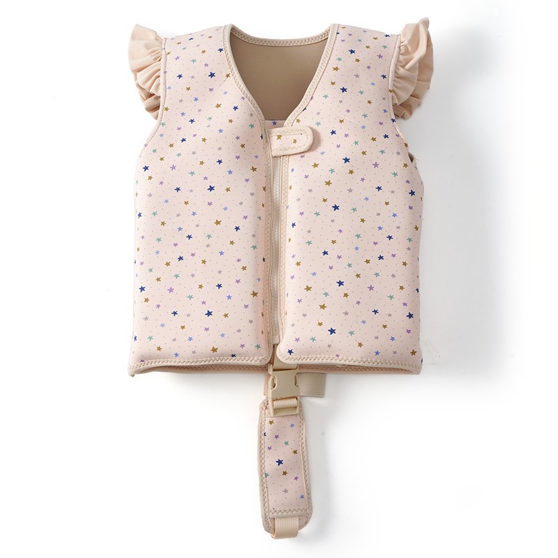 子供用インフレータブル浮力ベスト、女の赤ちゃん、初心者水泳浮力ベスト、ライフジャケット、男女兼用水泳補助具