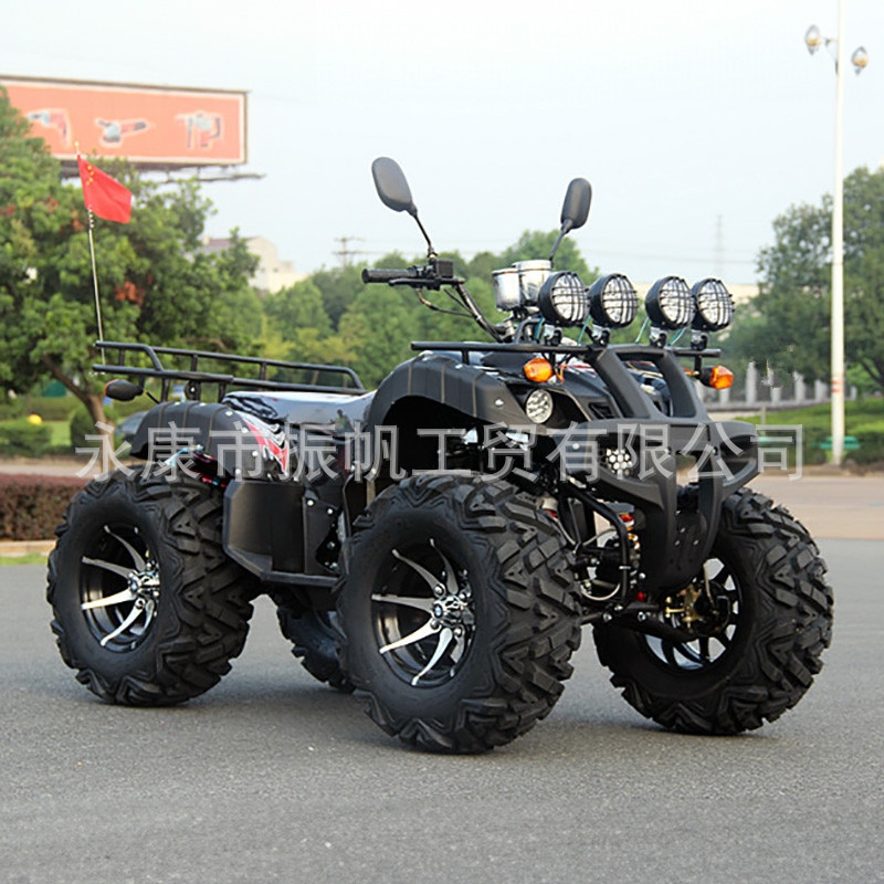 Motocicleta de playa de todo terreno gasolina Zongshen250CC transmisión de eje de montaña ATV de cuatro ruedas para adultos vehículo todoterreno de dos asientos
