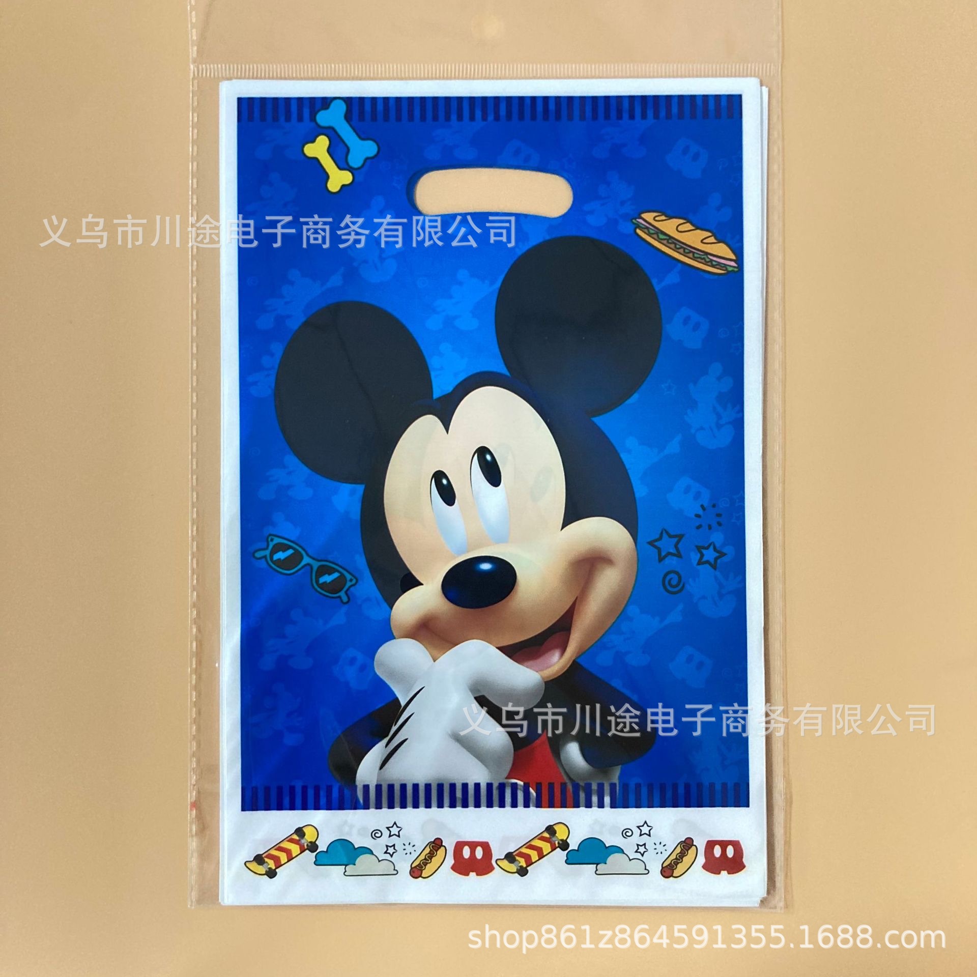 Fábrica directa bolsa de regalo de dibujos animados para niños fiesta de cumpleaños bolsa de regalo película perlada bolsa de regalo PE ahora
