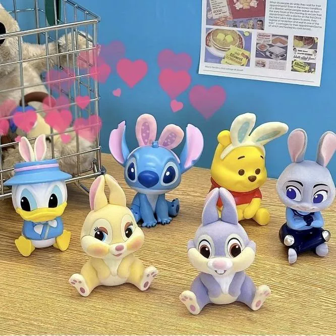Фигурка в слепой коробке Miniso серия кроликов «Where's the Rabbit?» Коллекционная настольная игрушка, случайный стиль