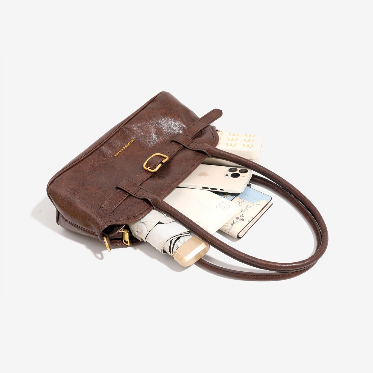 French Niche Elegant Underarm Shell Bag 2025 Autumn/Winter Retro Versatile Commuter Shoulder Handbag Baguette Bag - Thumbnail 4