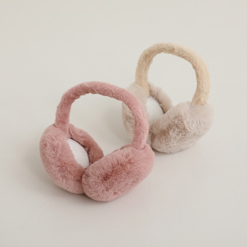 Foldable children's earmuffs winter warm earmuffs full velvet children's winter earmuffs windproof and cold protection student ear warmer