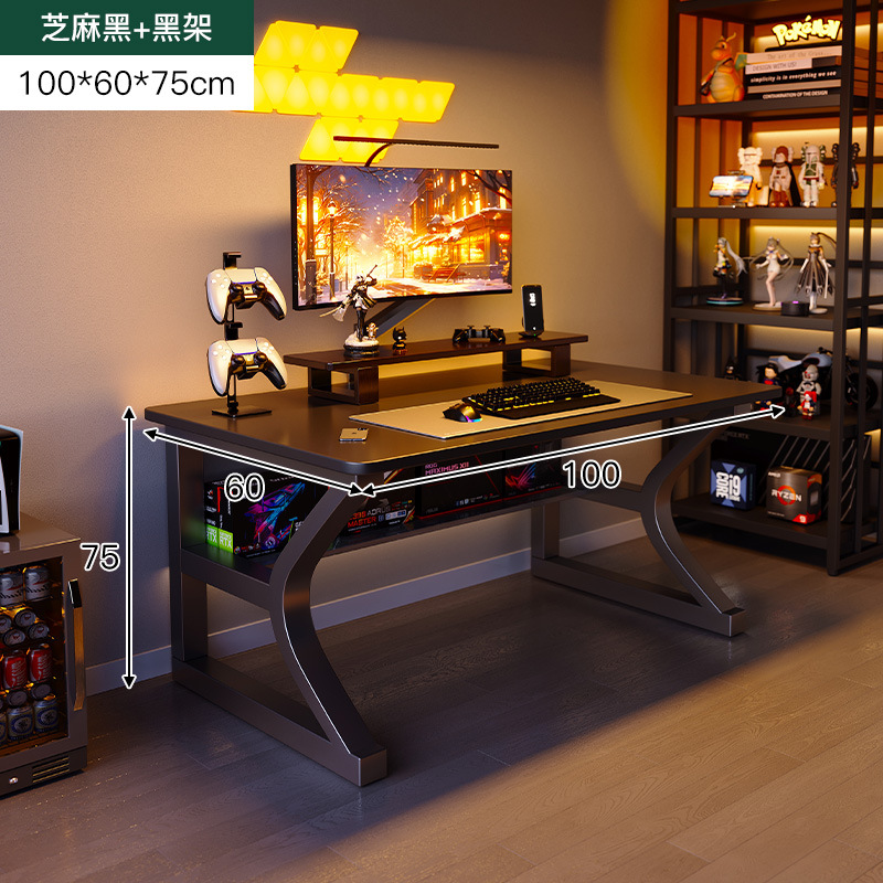 Escritorio de computadora blanco Escritorio de escritorio para juegos domésticos Escritorio de dormitorio Escritorio de escritorio Escritorio simple Escritorio de oficina para adultos